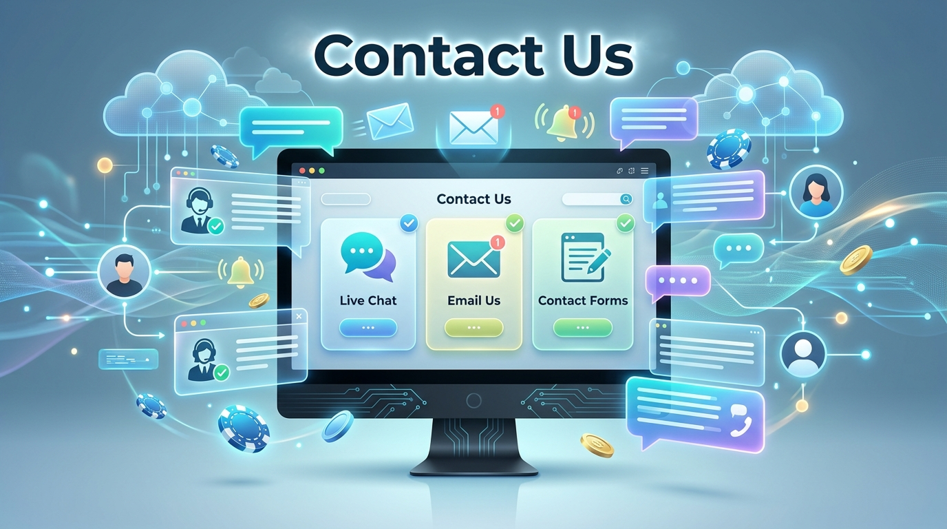 Contact details of our casino review website for players from Canada